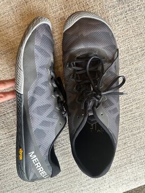 Merrell Men's Gray and Black Barefoot Shoes
